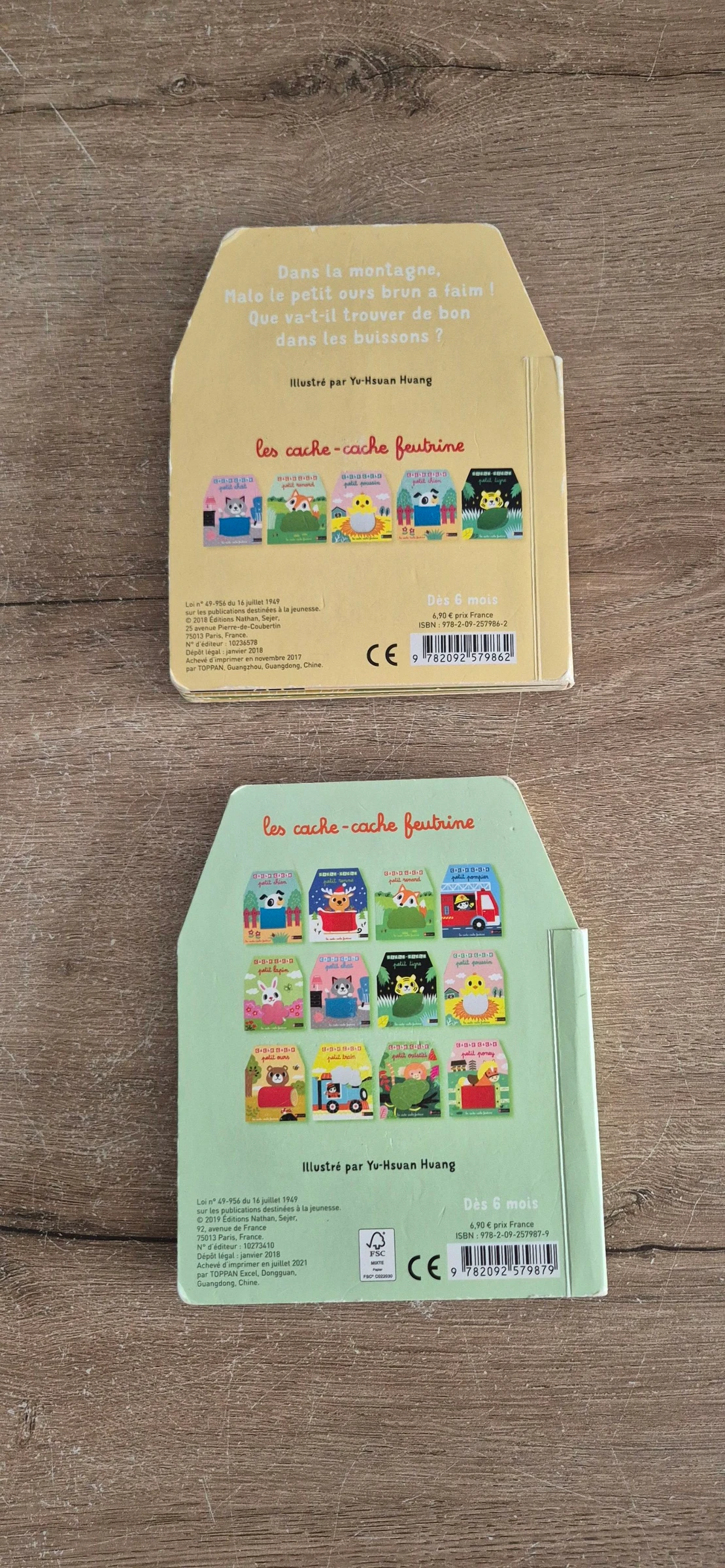 Lot de livros Cache-cache em feltro – photo 13